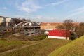 Gdansk, pomorskie / Poland Ã¢â¬â November, 19, 2019: Widok a Trakt Ãâºw. Wojciech in GdaÃâsk from the Bastion. View of buildings and